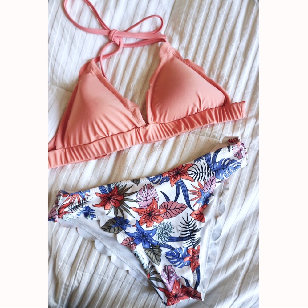 floral bikini